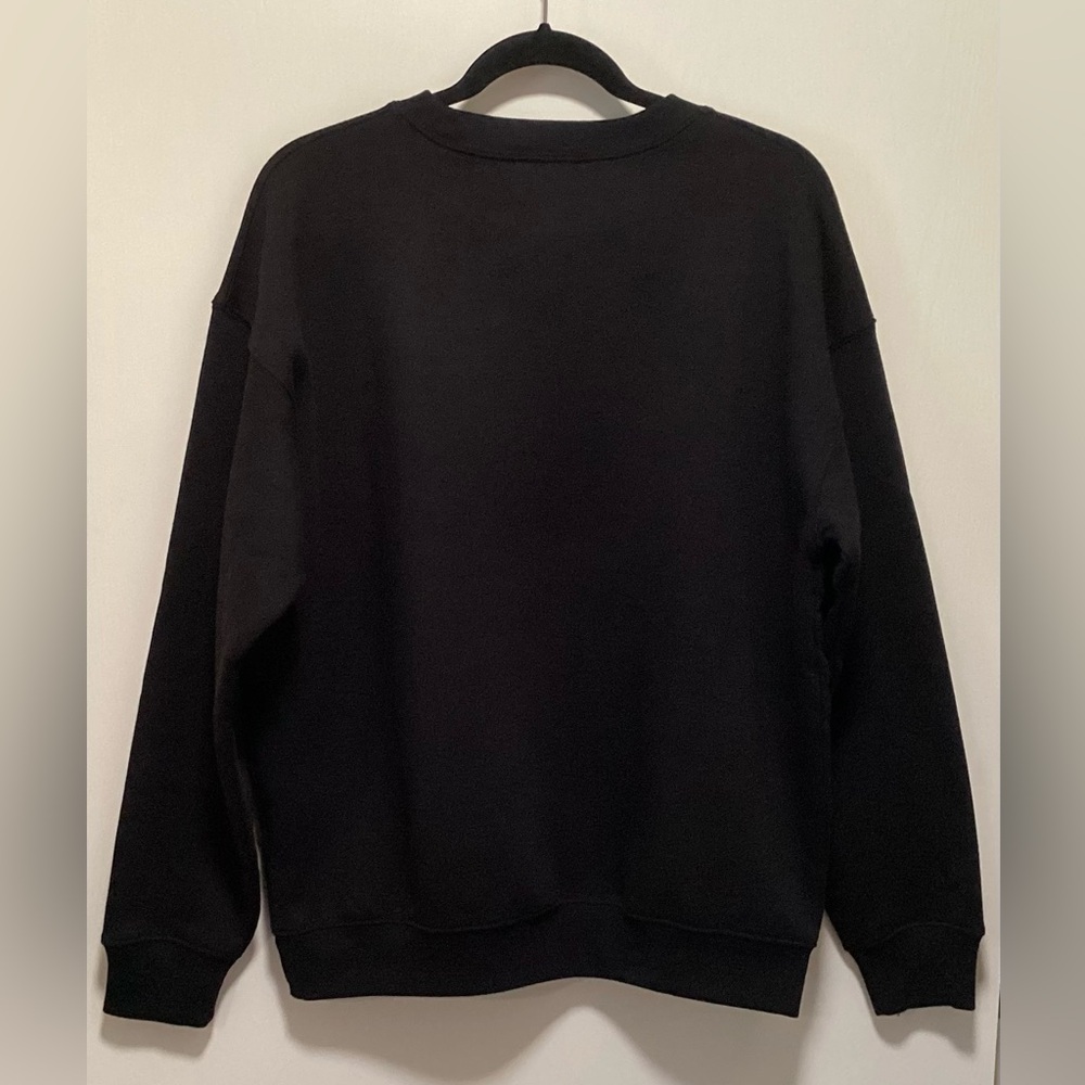 New—Zenana Black Weekend Sweatshirt - Picture 3 of 3